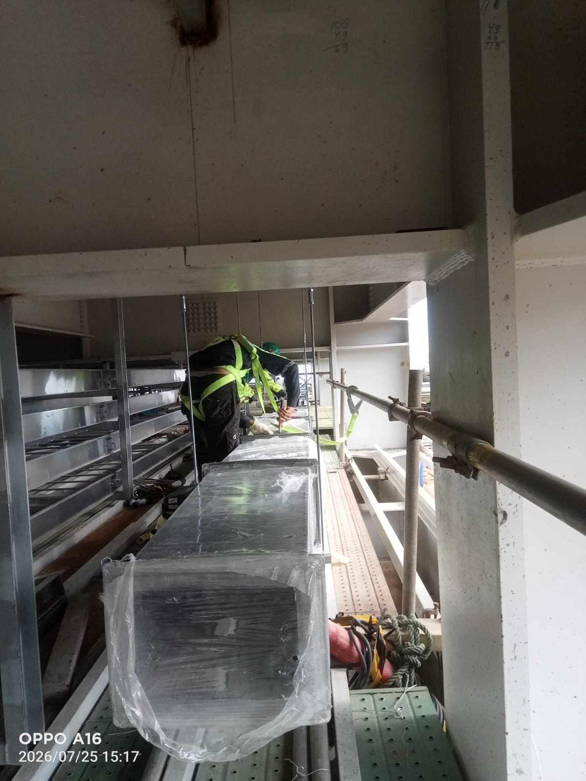 INSTALL SUPORT DUCTING 1 FLOOR