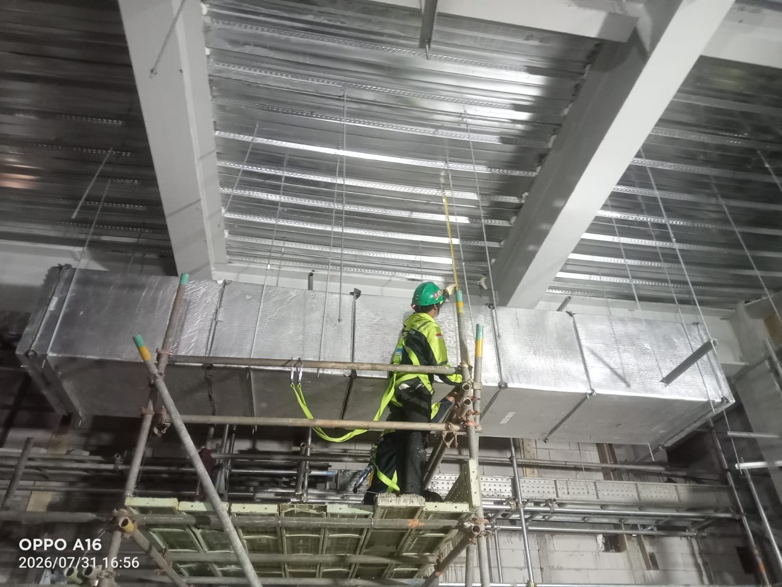 INSTALL SUPORT DUCTING 1 FLOOR
